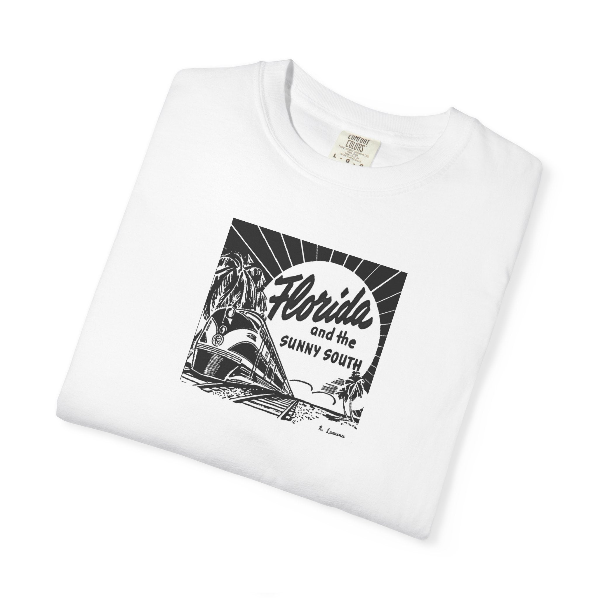 retro Florida and the Sunny South t-shirt