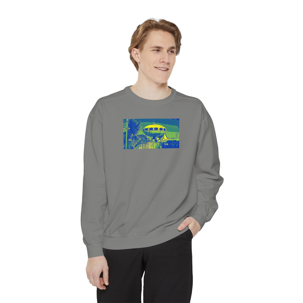 Unisex Garment-Dyed Sweatshirt--  Tampa landmark