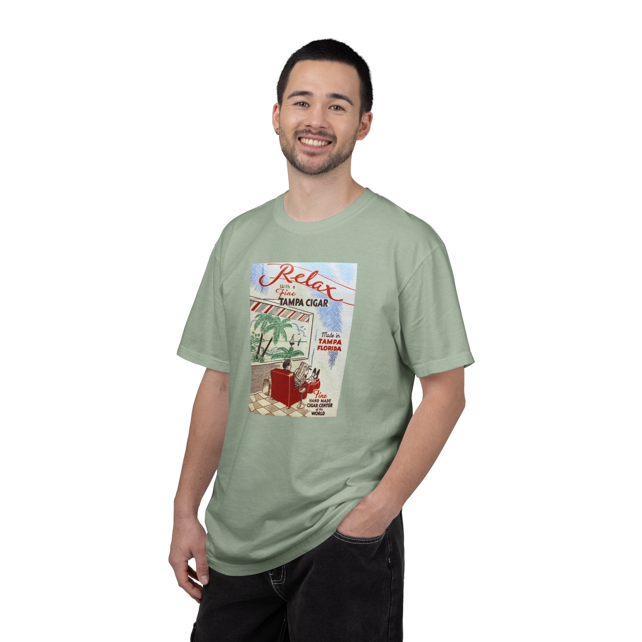 Relax with a Tampa Cigar Vintage  T-Shirt