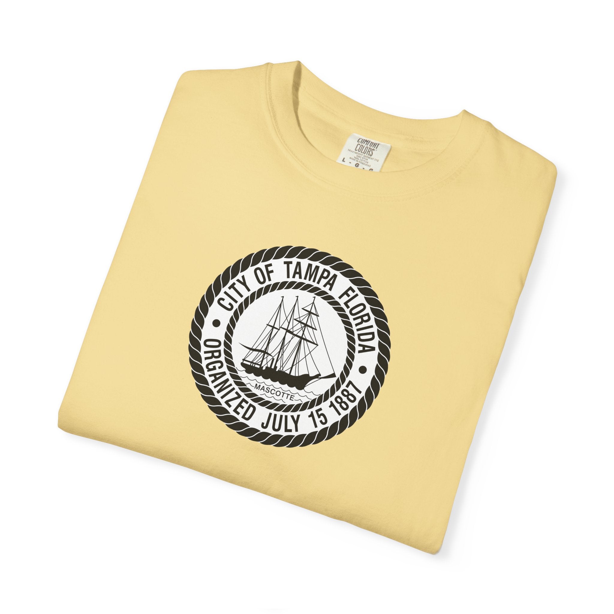 City of Tampa logo--- Unisex Garment-Dyed T-shirt