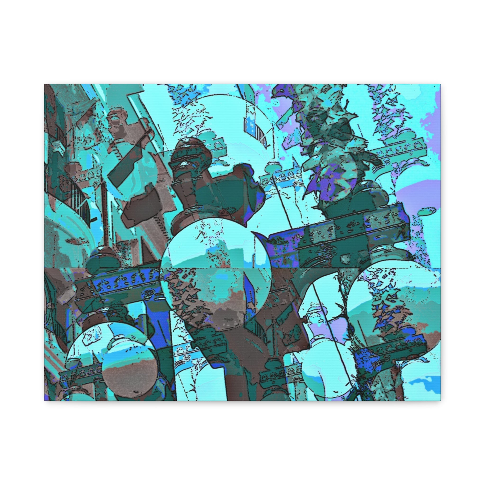 Ybor City streetlight-  canvas  Wall art