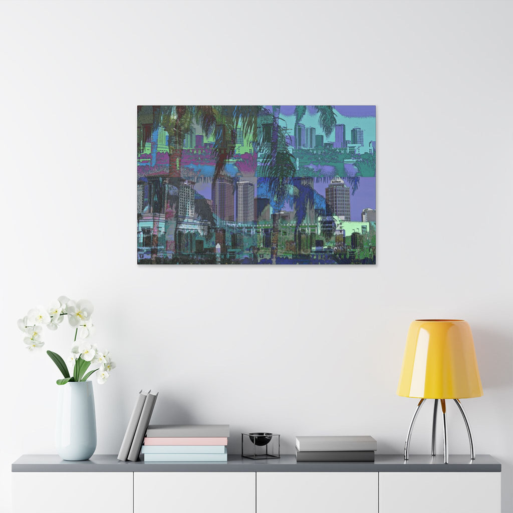 downtown Tampa — streched canvas