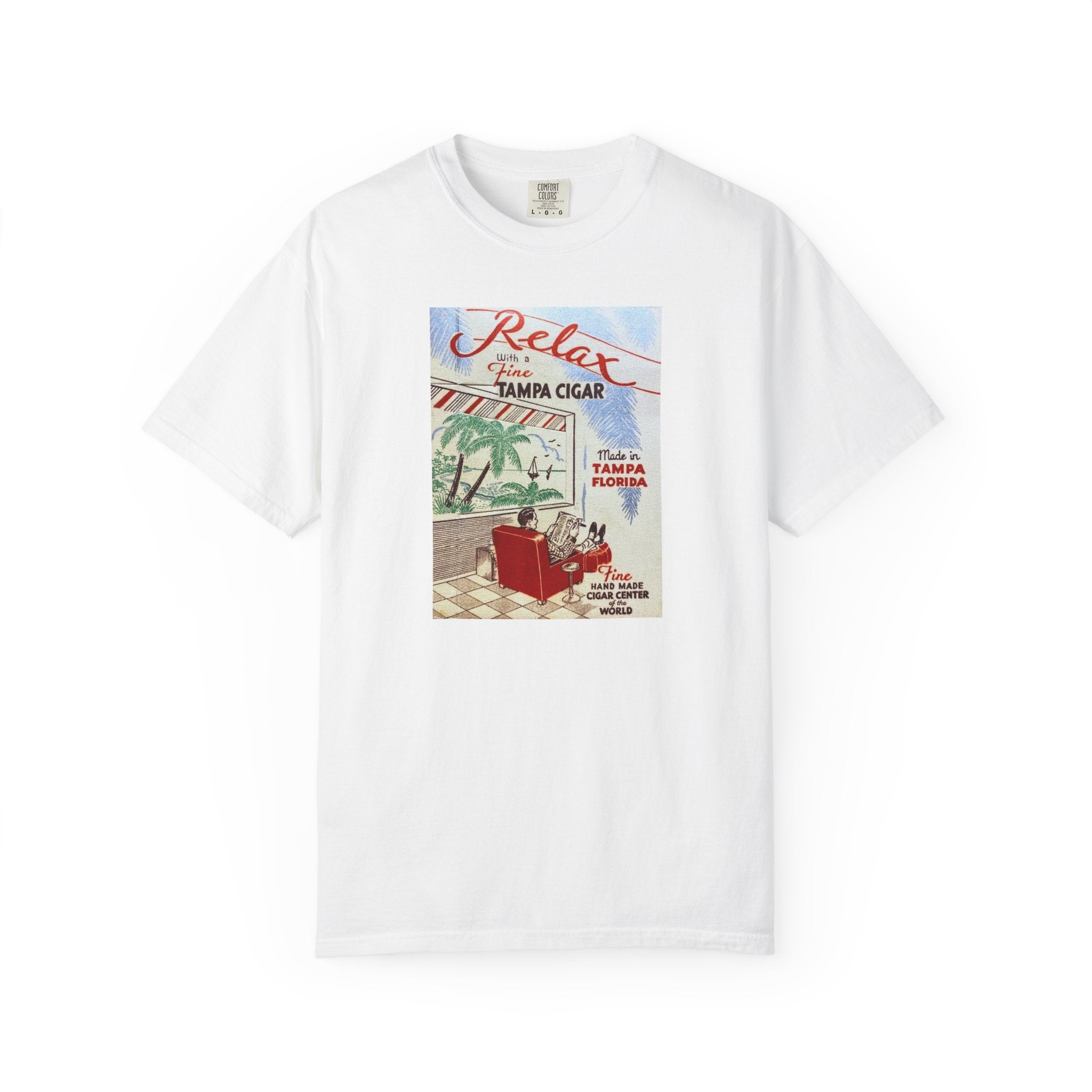 Relax with a Tampa Cigar Vintage  T-Shirt