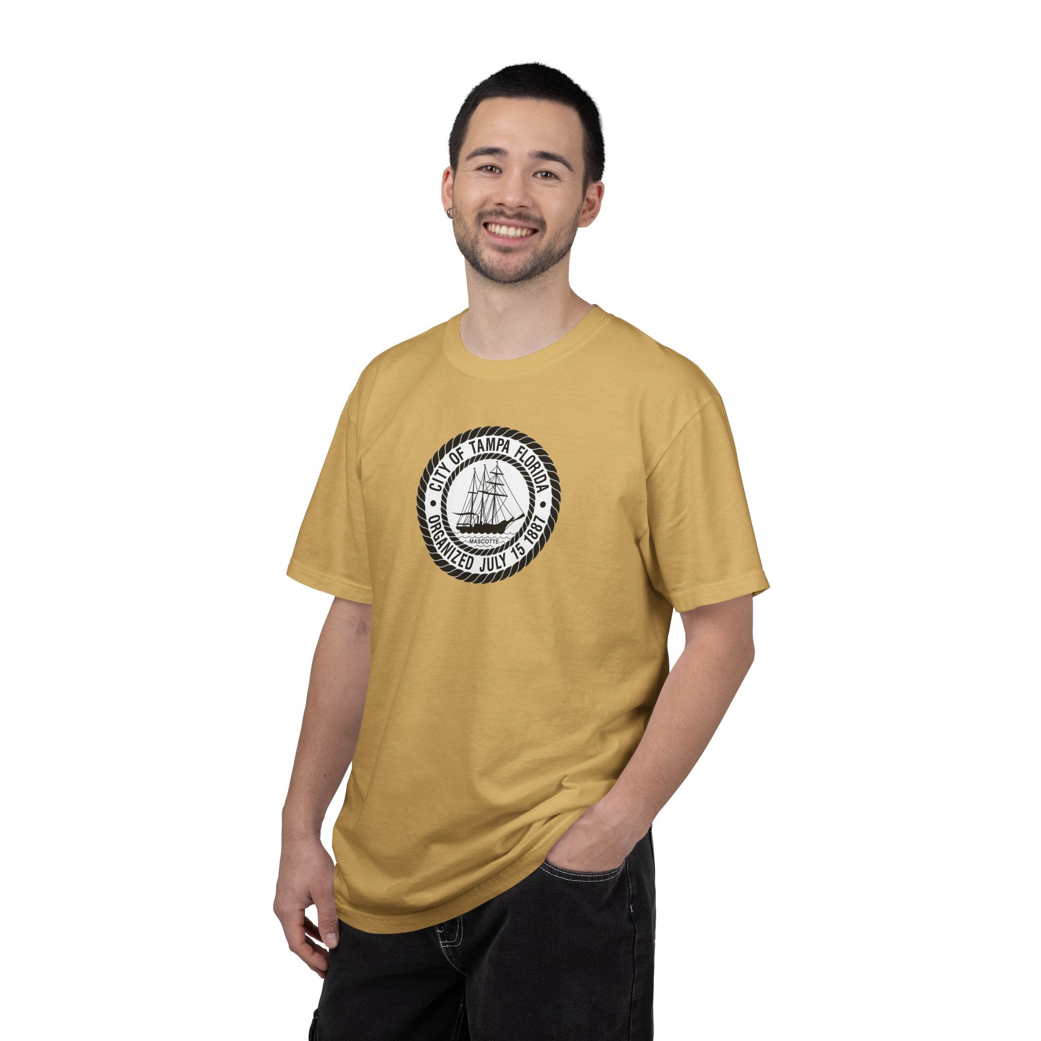 City of Tampa logo--- Unisex Garment-Dyed T-shirt
