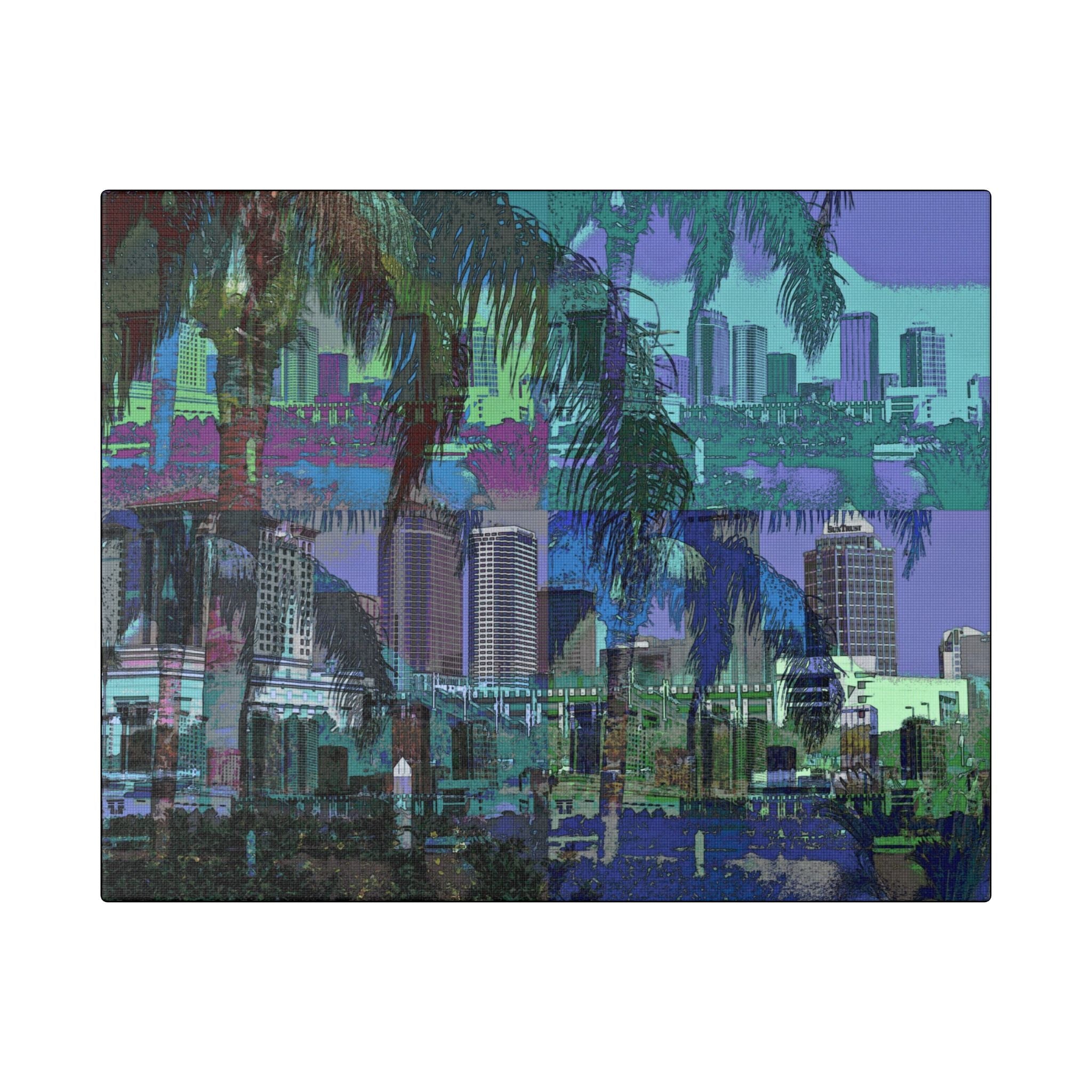 downtown Tampa — streched canvas