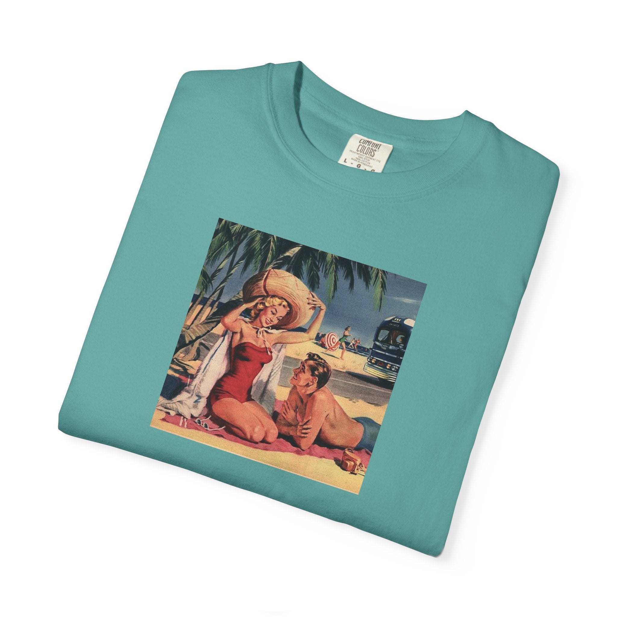 retro Florida beach scene  T-shirt