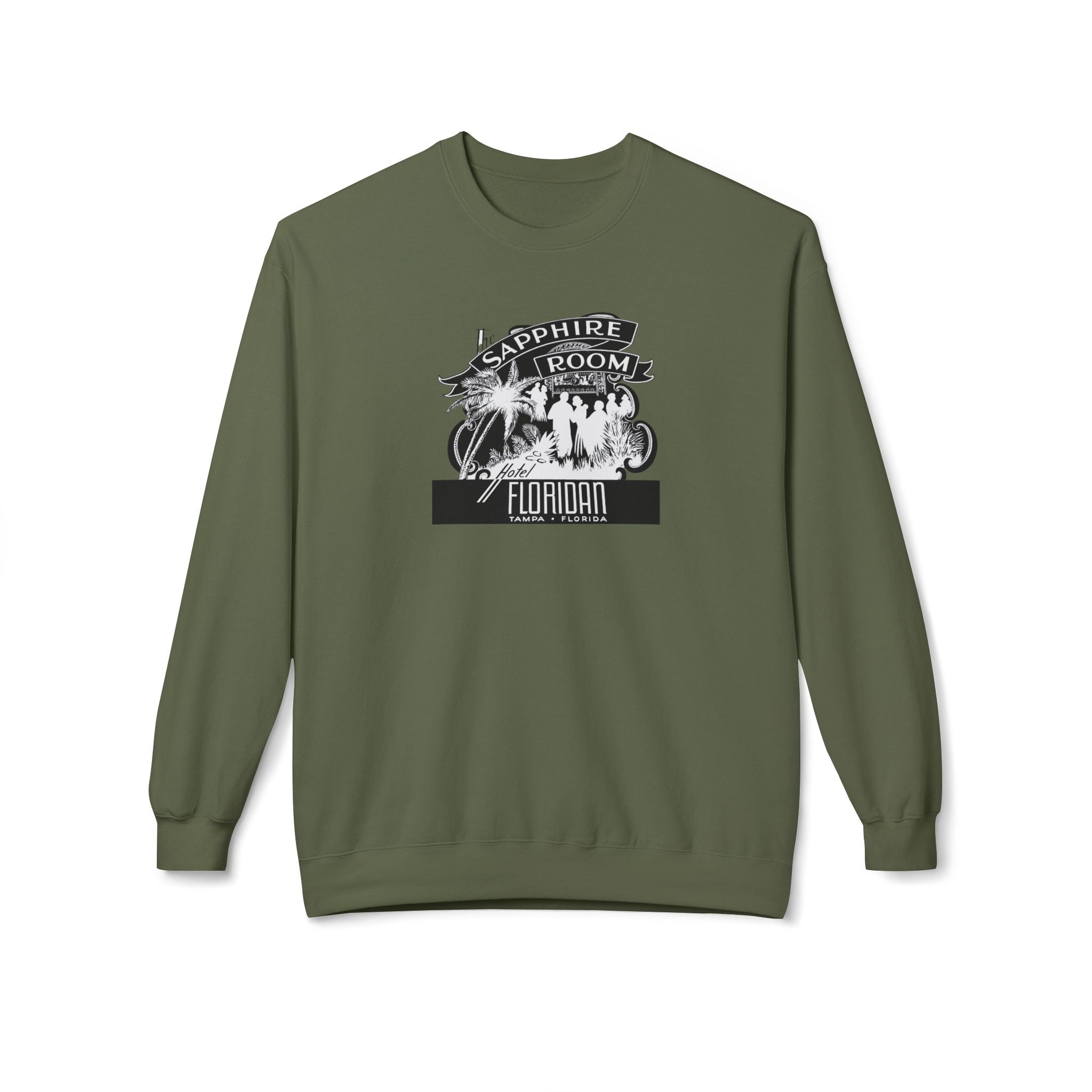 Vintage Sapphire (Surefire) Room Tampa Crewneck Sweatshirt |