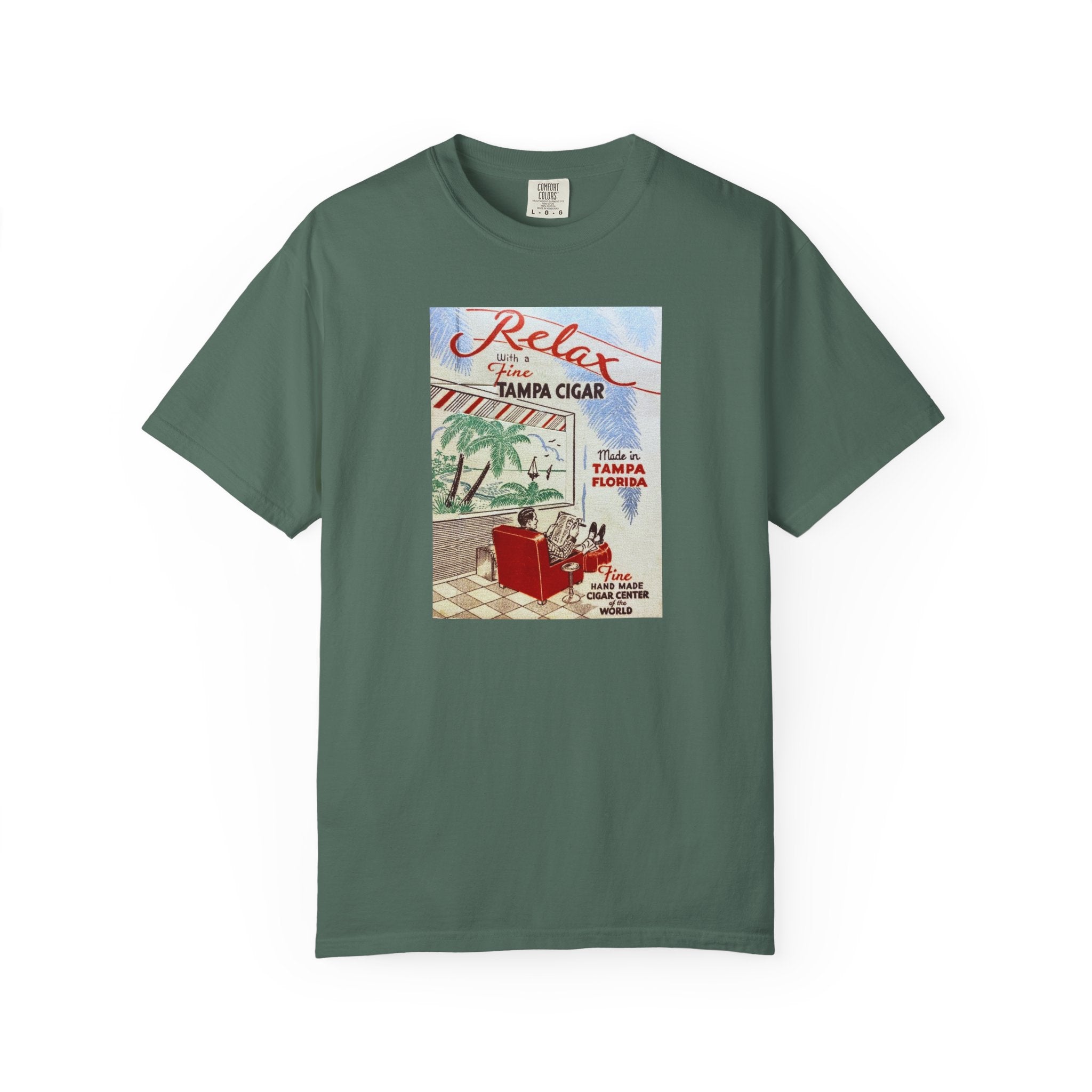 Relax with a Tampa Cigar Vintage  T-Shirt