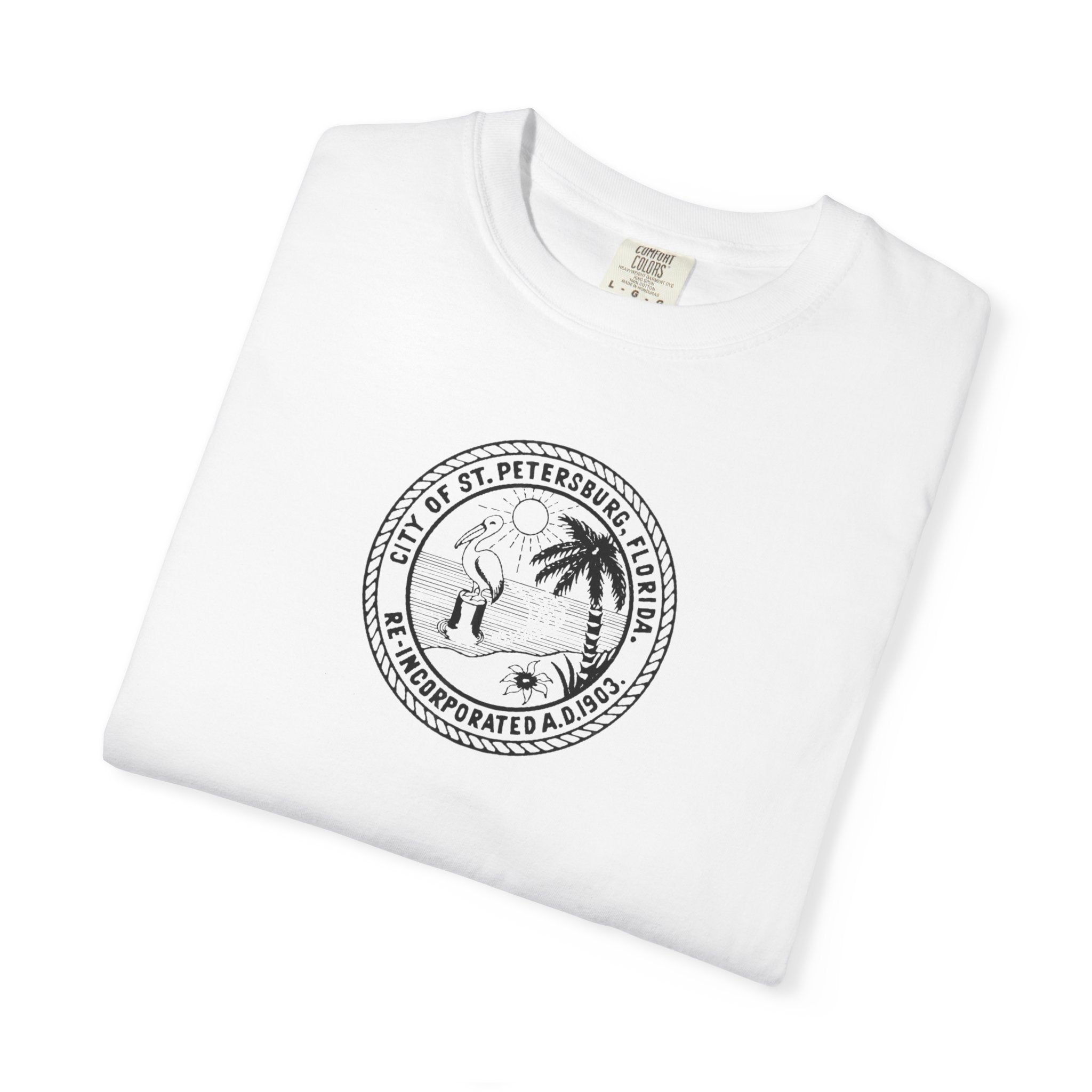 City of St. Pete logo--- Unisex Garment-Dyed T-shirt