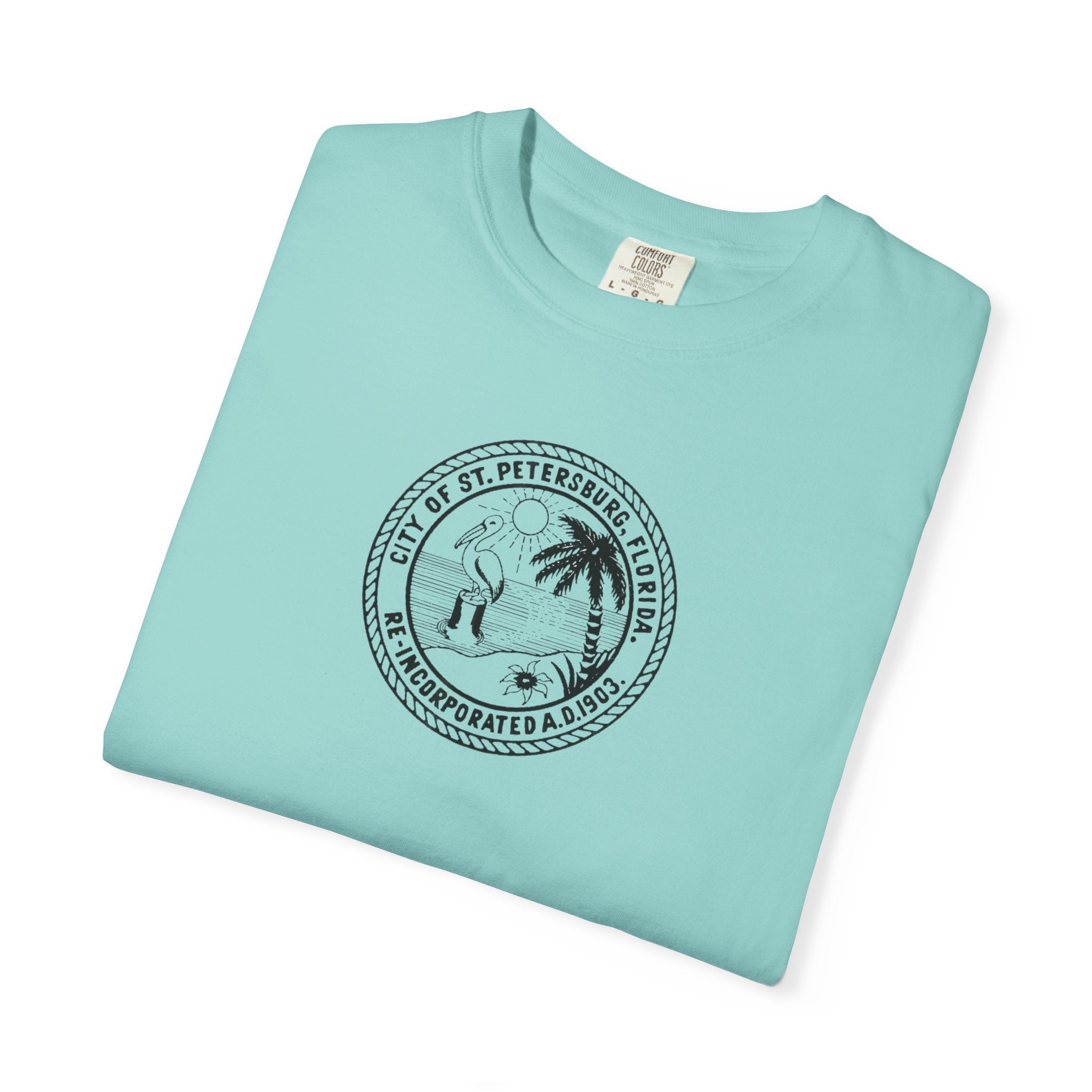 City of St. Pete logo--- Unisex Garment-Dyed T-shirt