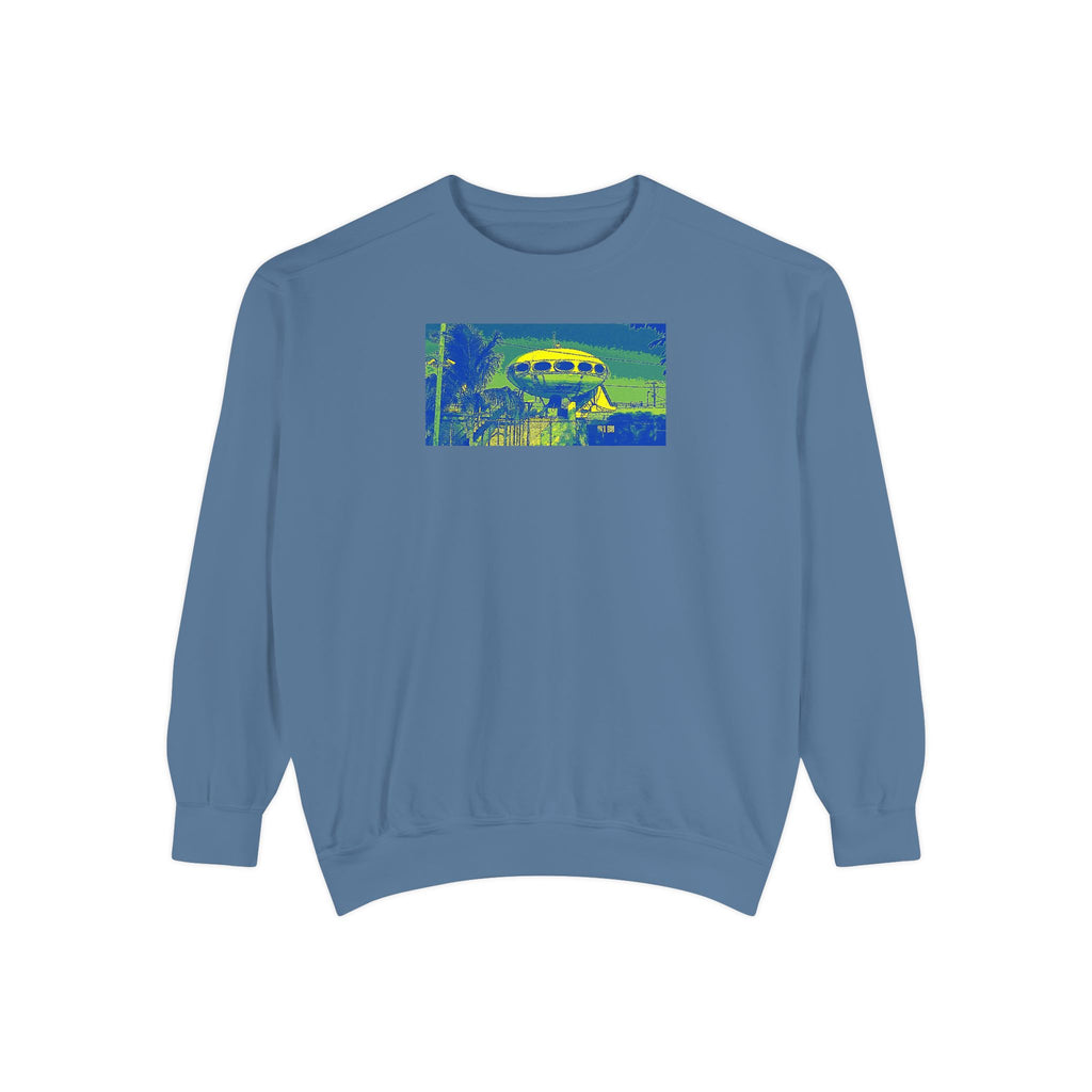 Unisex Garment-Dyed Sweatshirt--  Tampa landmark