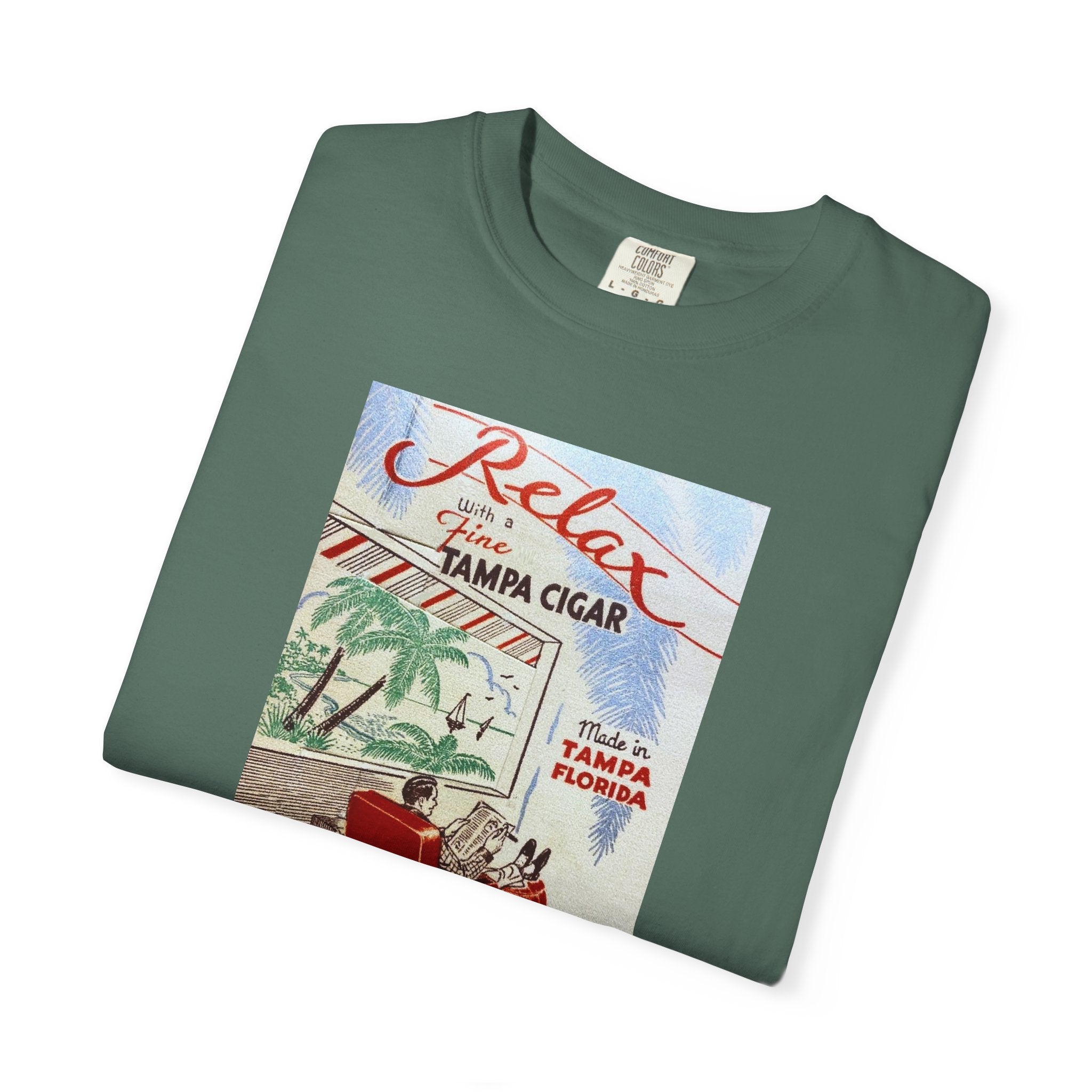 Relax with a Tampa Cigar Vintage  T-Shirt