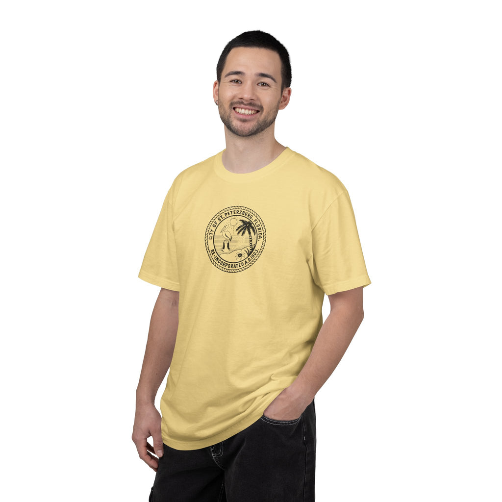 City of St. Pete logo--- Unisex Garment-Dyed T-shirt