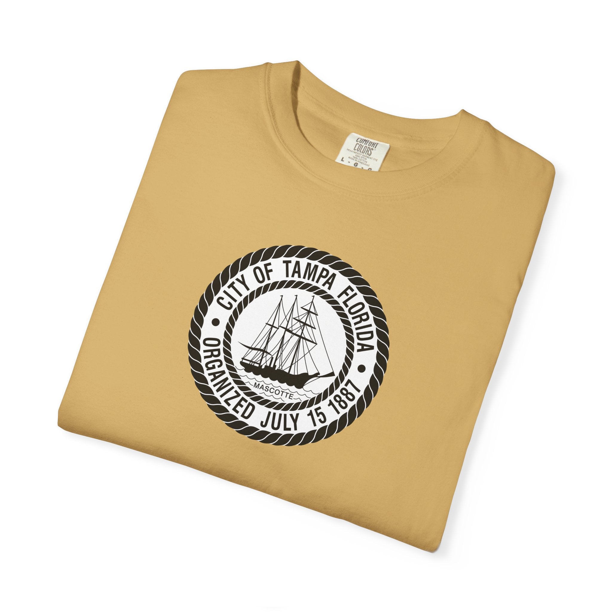 City of Tampa logo--- Unisex Garment-Dyed T-shirt