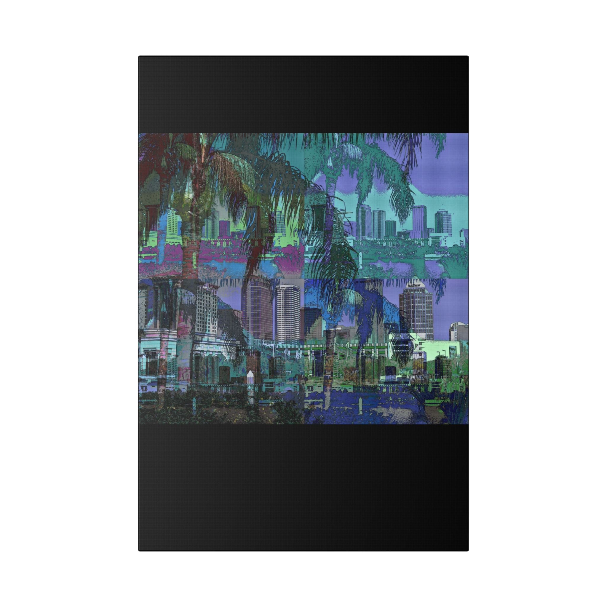 downtown Tampa — streched canvas