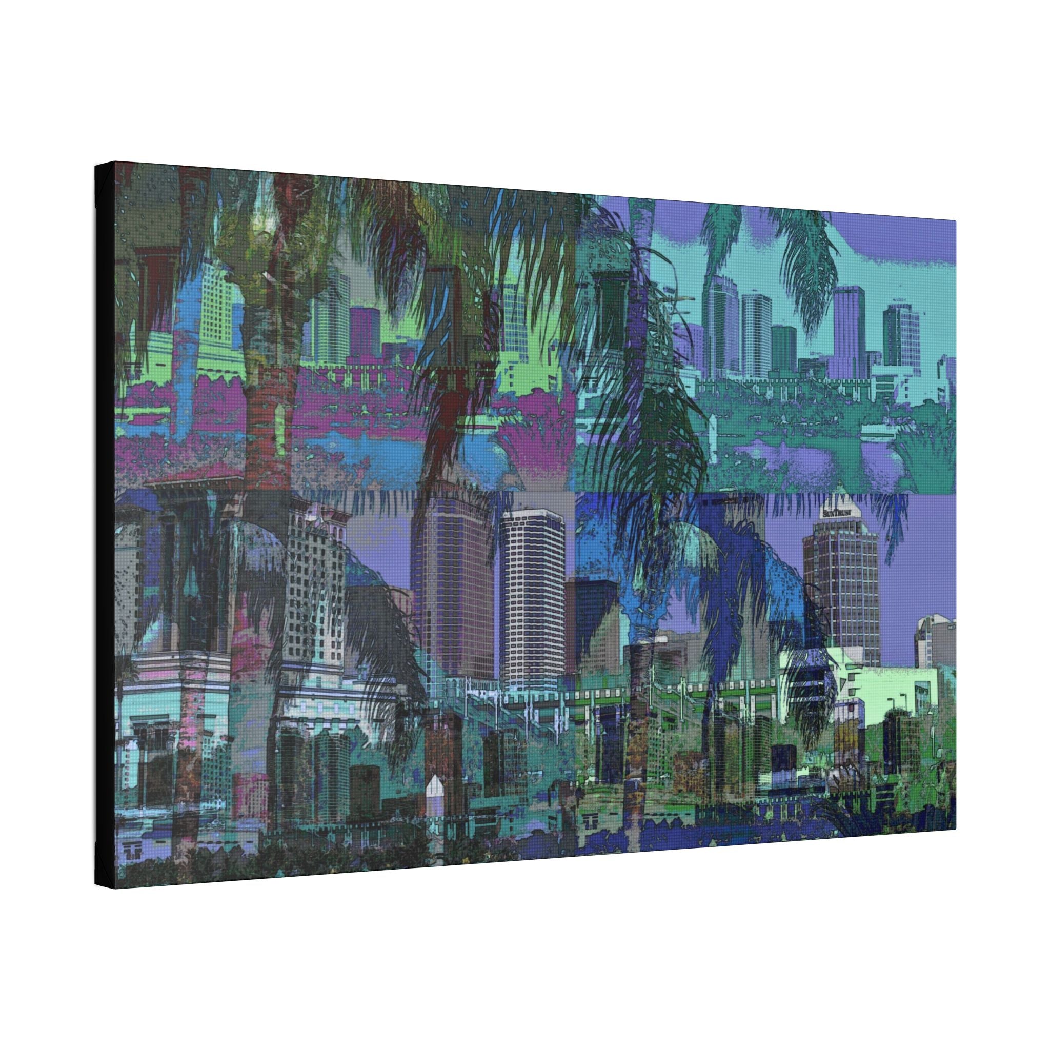 downtown Tampa — streched canvas