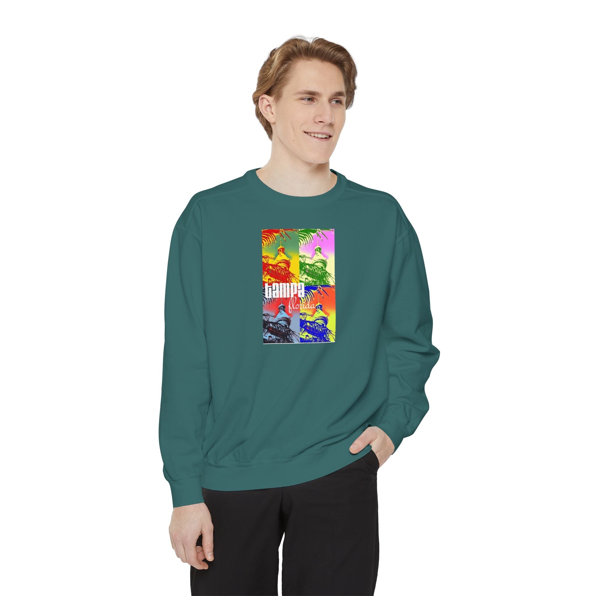 Unisex Garment-Dyed Sweatshirt-   Tampa