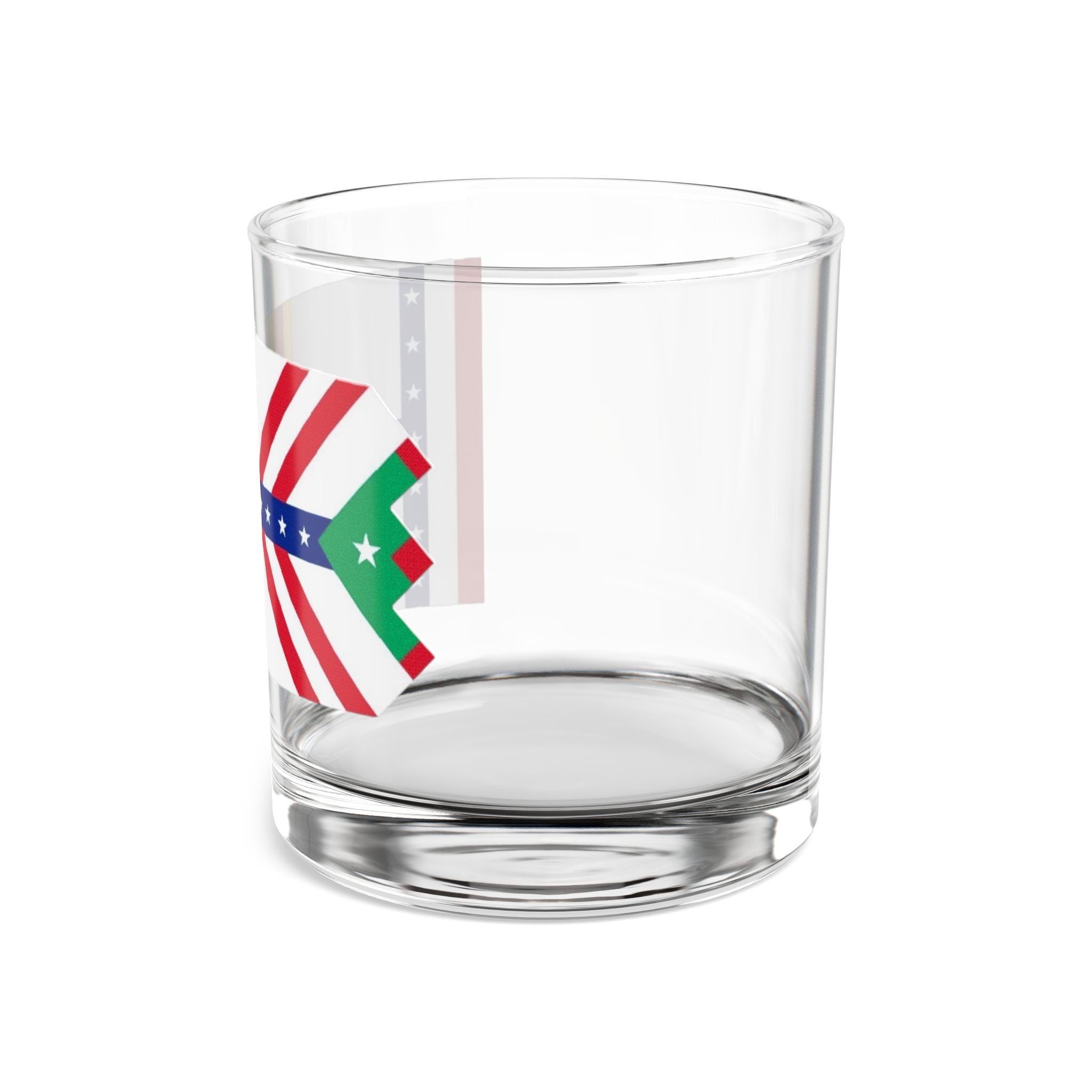 City of Tampa flag-  designed by committee-- Rocks Glass, 10oz