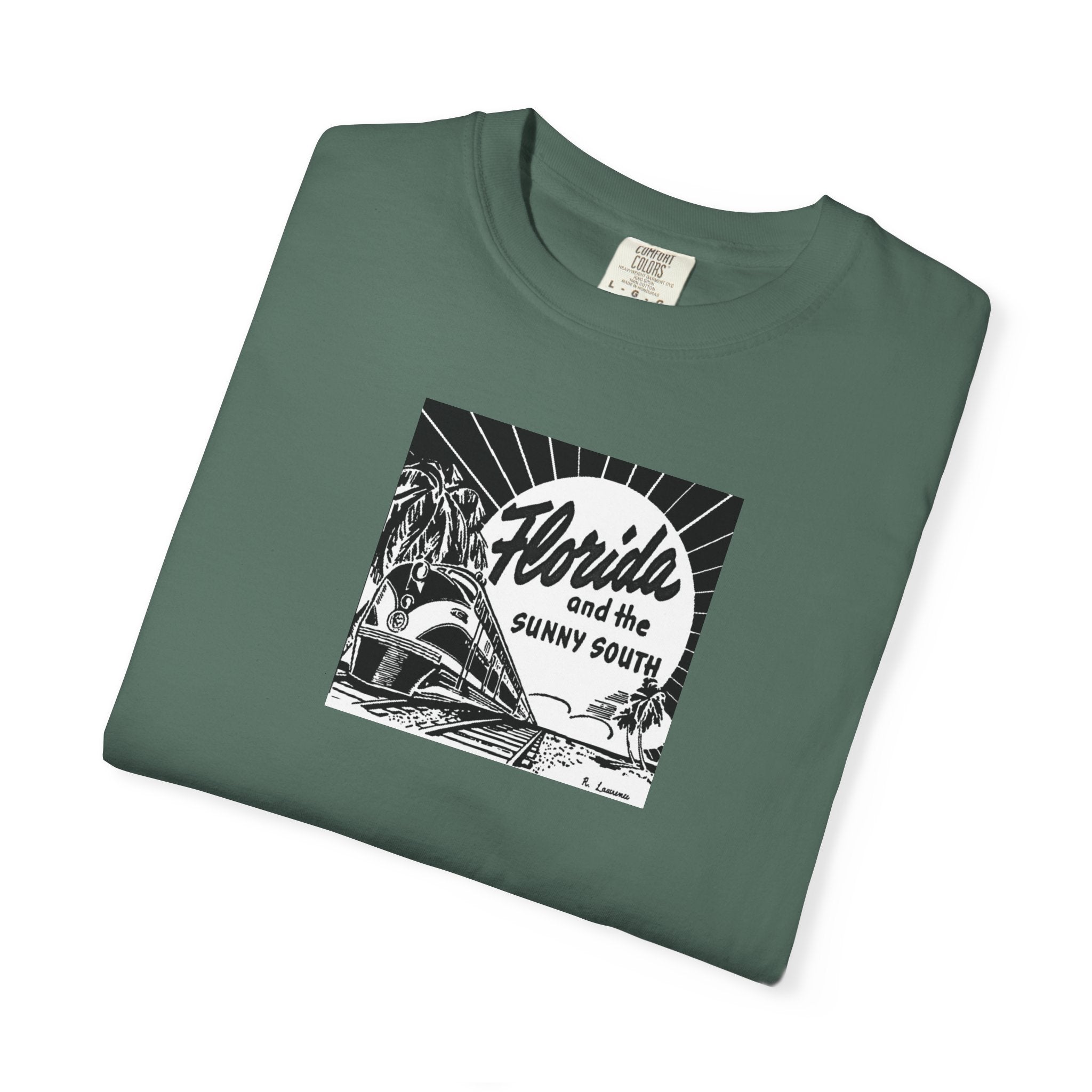 retro Florida and the Sunny South t-shirt