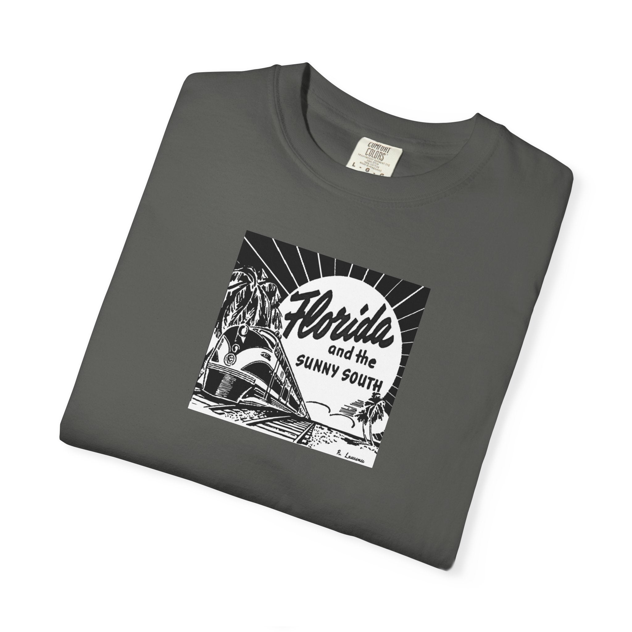 retro Florida and the Sunny South t-shirt