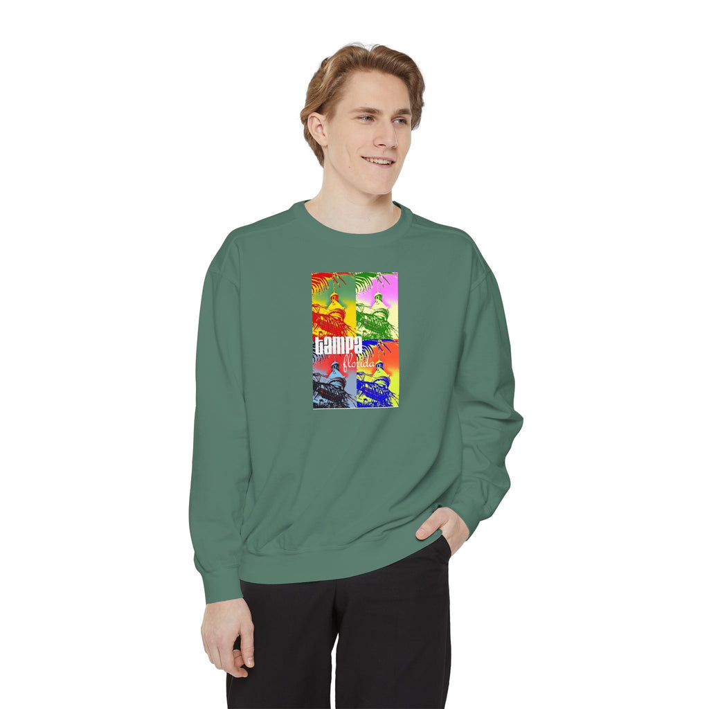 Unisex Garment-Dyed Sweatshirt-   Tampa