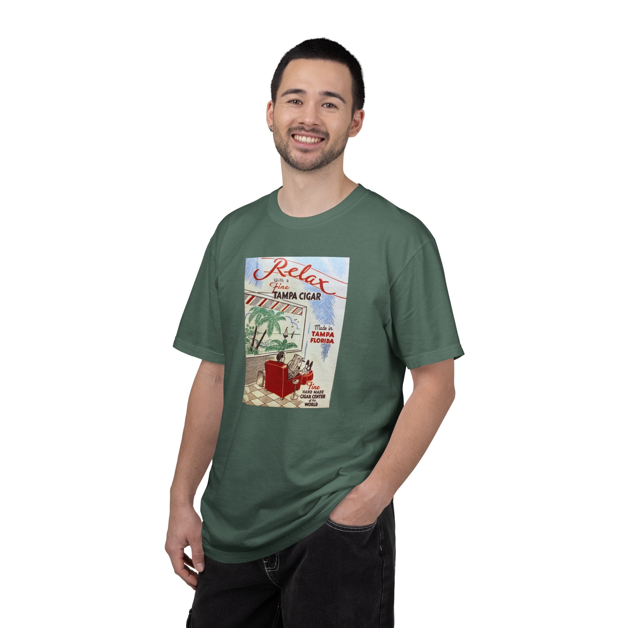 Relax with a Tampa Cigar Vintage  T-Shirt