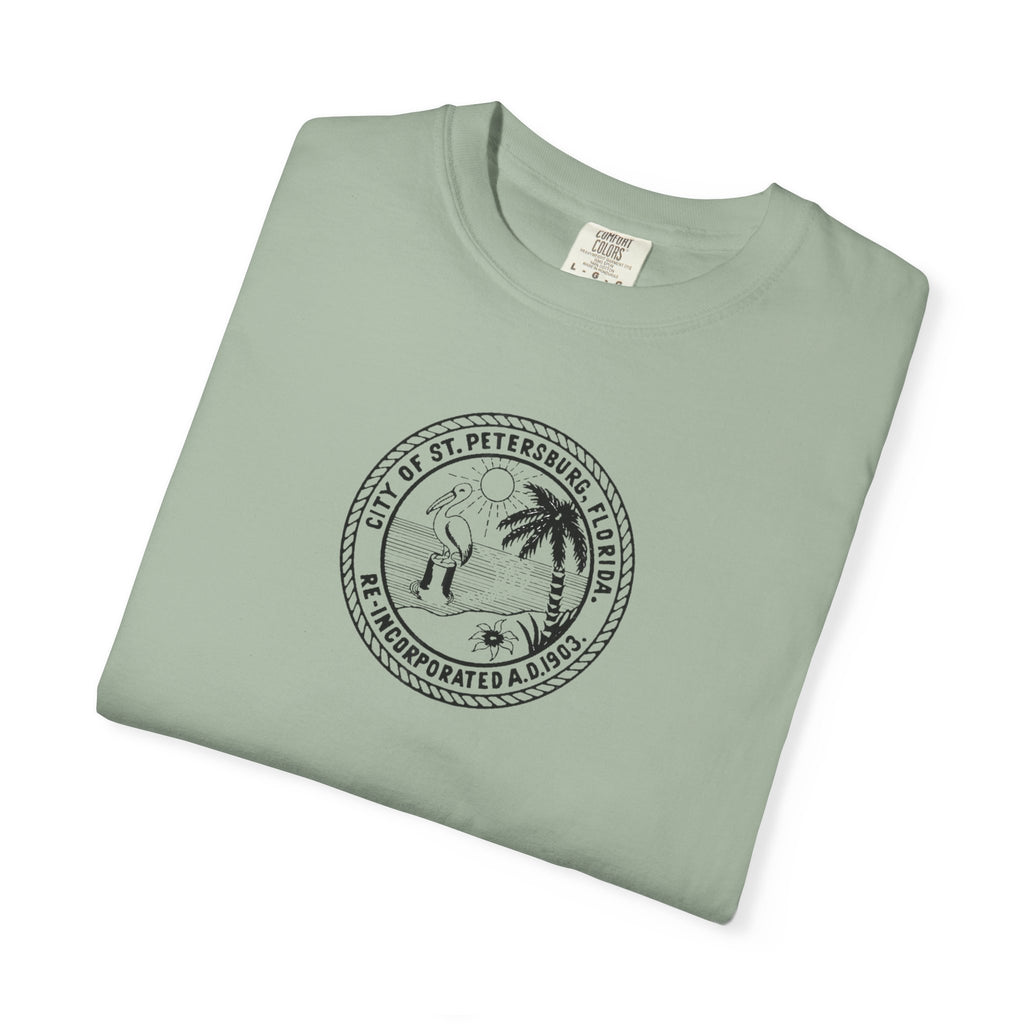 City of St. Pete logo--- Unisex Garment-Dyed T-shirt