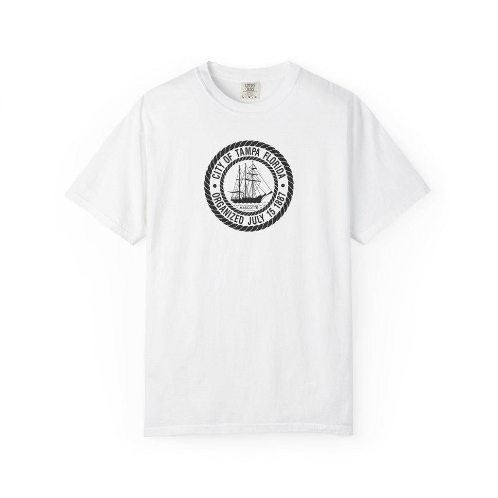 City of Tampa logo--- Unisex Garment-Dyed T-shirt