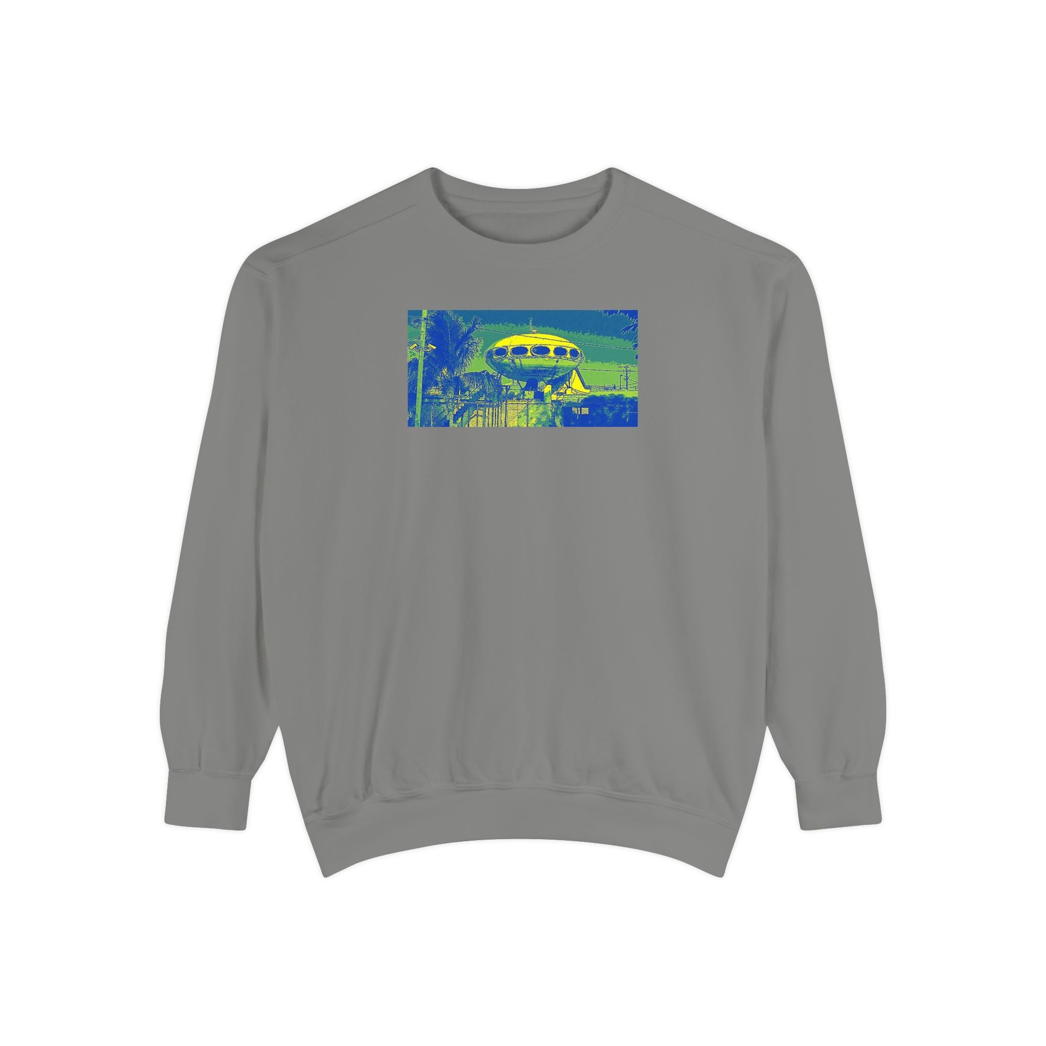 Unisex Garment-Dyed Sweatshirt--  Tampa landmark
