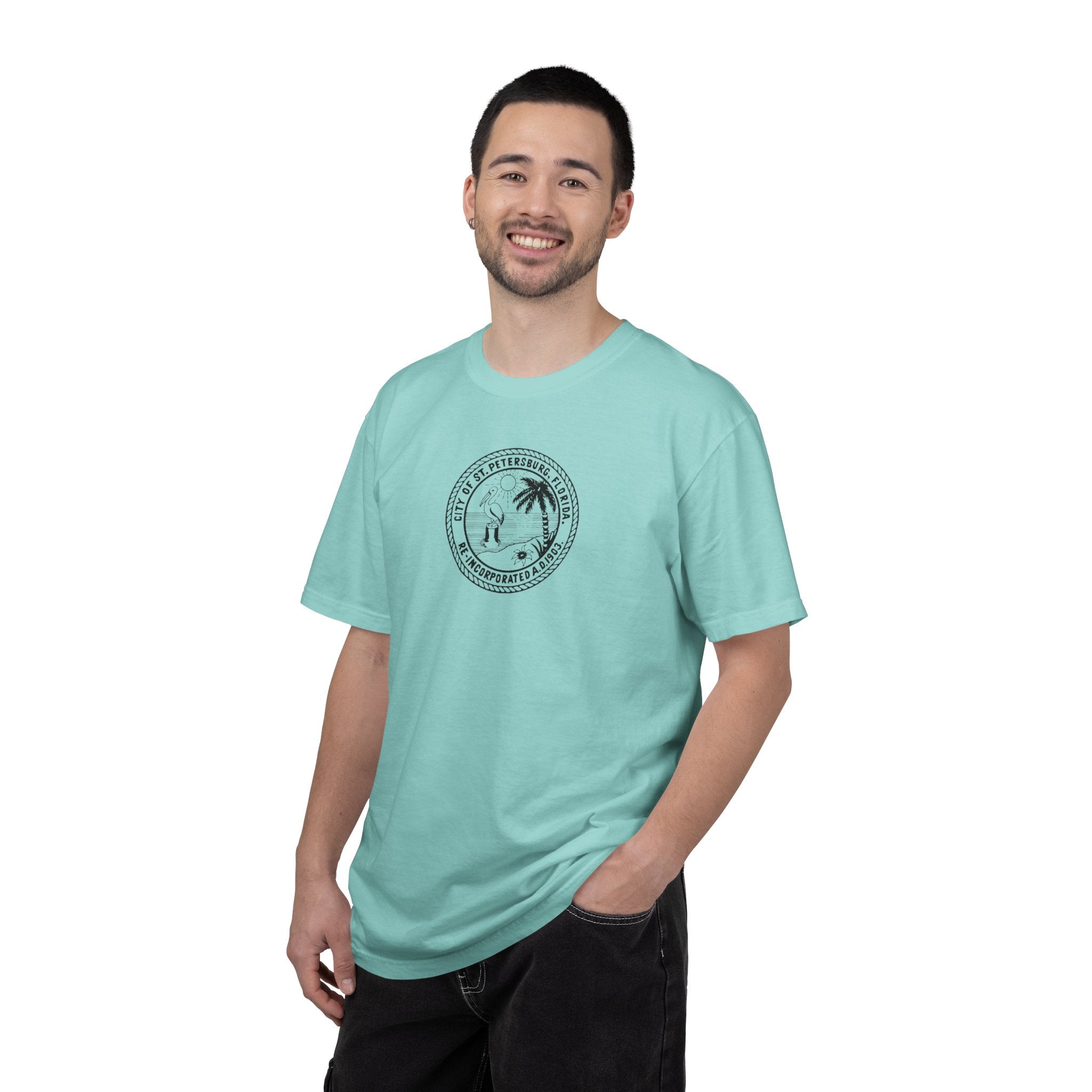 City of St. Pete logo--- Unisex Garment-Dyed T-shirt
