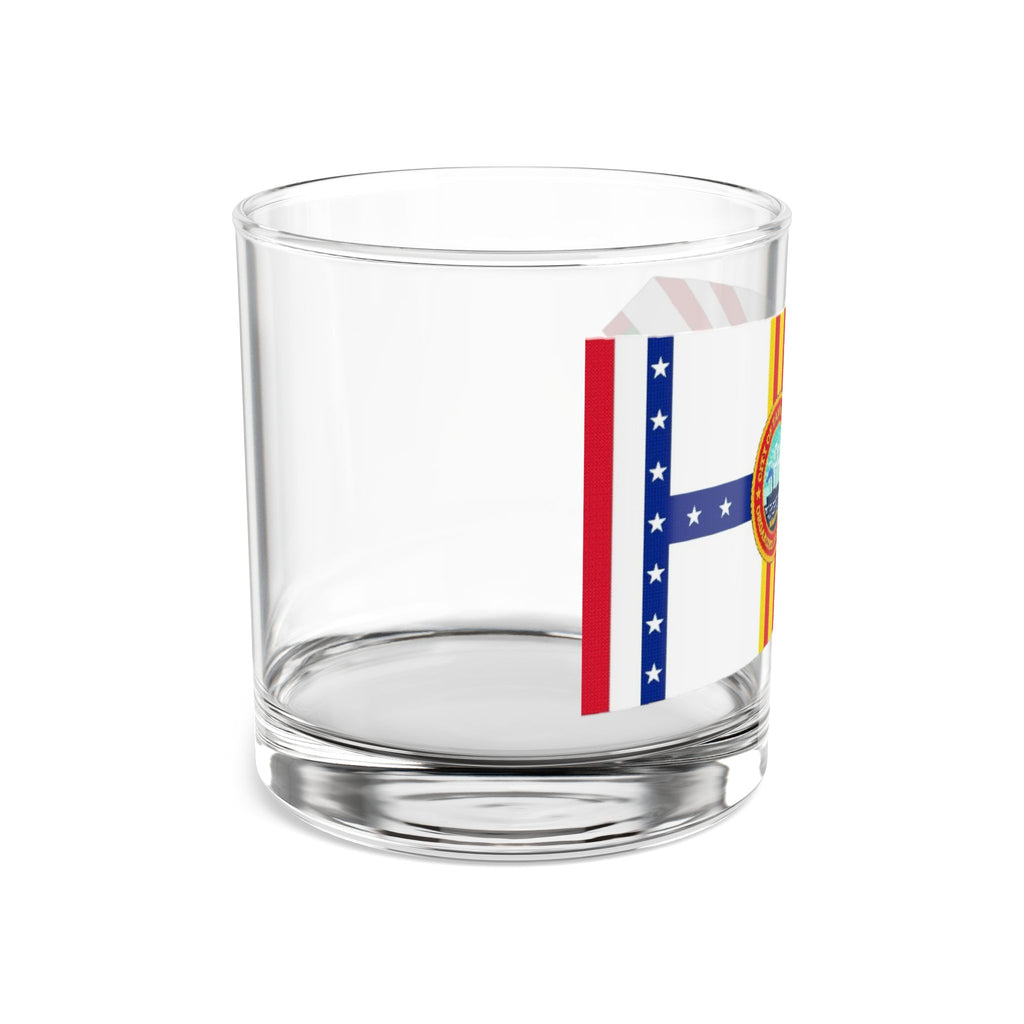 City of Tampa flag-  designed by committee-- Rocks Glass, 10oz