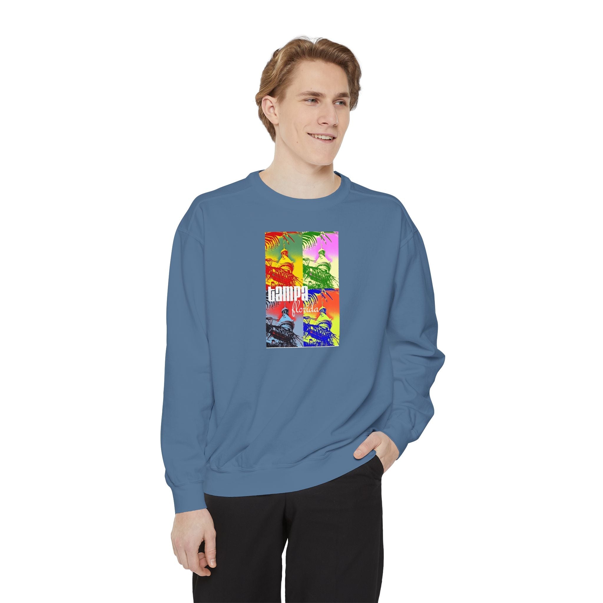 Unisex Garment-Dyed Sweatshirt-   Tampa