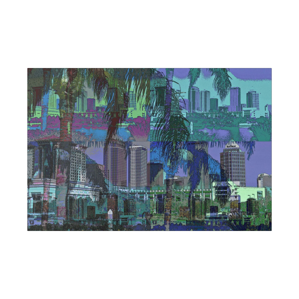 downtown Tampa — streched canvas