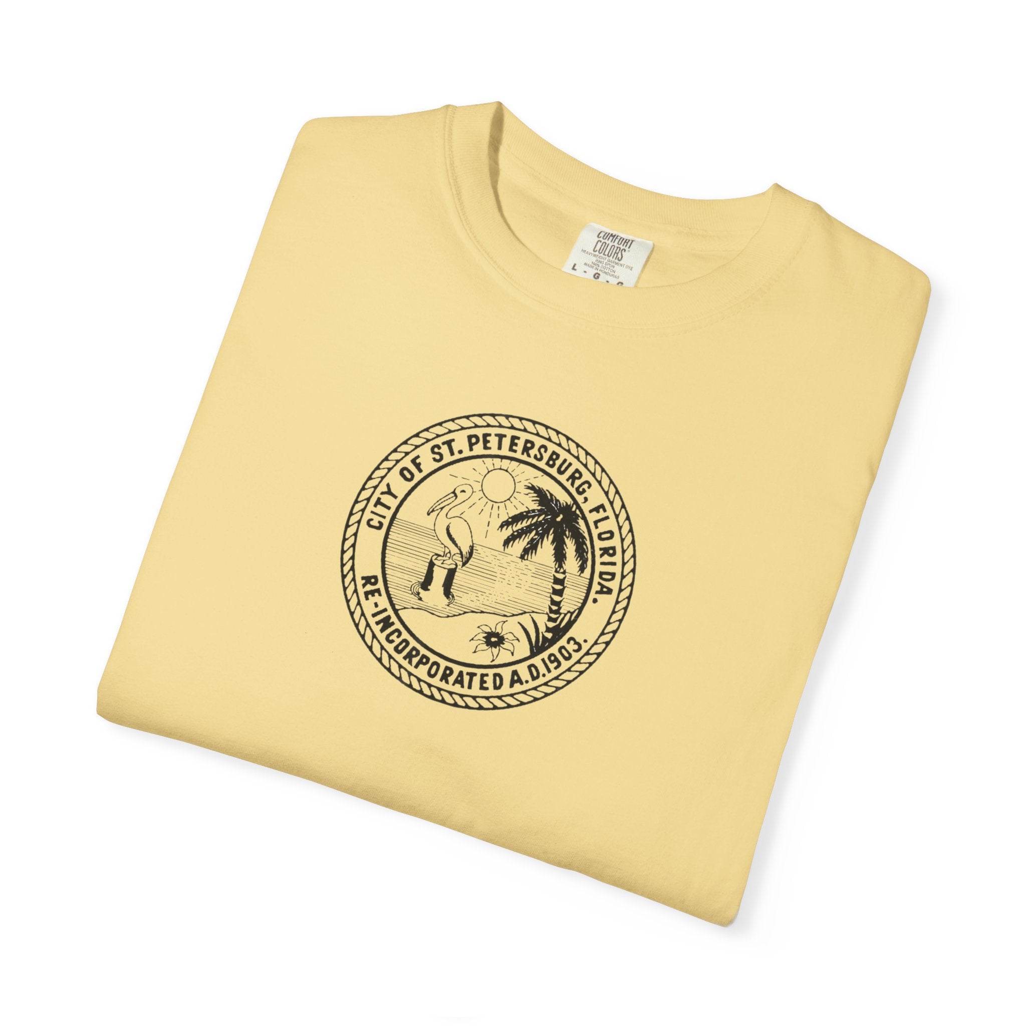 City of St. Pete logo--- Unisex Garment-Dyed T-shirt